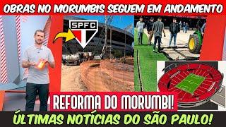 DIVULGADO NOVAS IMAGENS DA REFORMA DO MORUMBIS, REFORMA SEGUE A TODO VAPOR NO ESTÁDIO DO SÃO PAULO