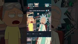 Matrix MORTY outsmarts Rick  #rickandmorty #ricksanchez #mortysmith #shorts