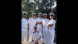 Indian Navy and Merchant Navy officers made a grand entry after training #navy #motivation