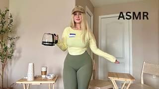 Full Body Massage at a Coffee Shop - ASMR