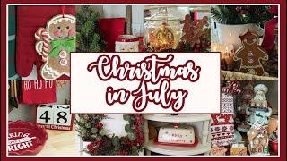  CHRISTMAS IN JULY DECORATE WITH ME | COZY CHRISTMAS DECORATING IDEAS FOR 2024 | DECORATE WITH ME