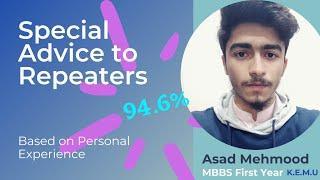 4 Tips for Repeaters || Special Video on Personal Experience || Dr Asad