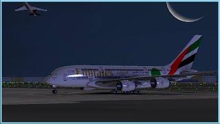 [RFS Real Flight Simulator#853tp]Emirates A380|Los Angeles-Dubai|{16hours}|Timeplase