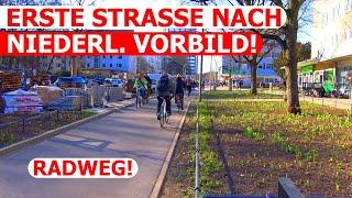 Die erste Straße in Hamburg nach niederländischem Vorbild