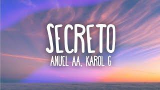 Anuel AA, Karol G - Secreto (Letra / Lyrics)