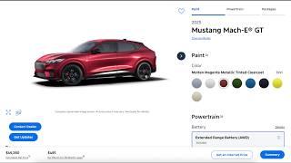 2025 Mustang Mach-E Order Guide