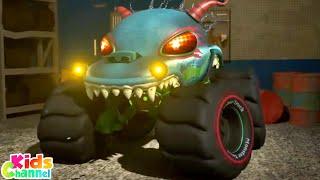 Scary Monster Truck, Clash Of Giants Boot + More Car Cartoon Videos for Children