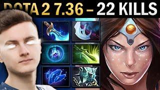 Mirana Gameplay Miracle with Gleipnir and 22 Kills   Dota 2 7 36