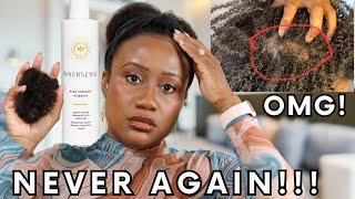 This Shampoo Made My Natural Hair WORSE! | Innersense Hair Product Hair loss??