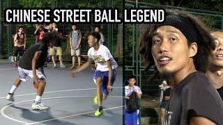 "HC" Crossing People Up - Chinese Street Ball Legend Hoopin at Park in Shanghai, China