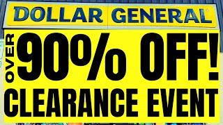 91% OFF!! | DOLLAR GENERAL ADDITIONAL 50% OFF CLEARANCE EVENT!! | 08/30-09/02