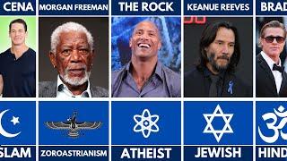 Famous Celebrities Religion: Celebrity Comparison | Beliefs of Hollywood Stars!