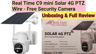 Realtime  C9 mini Solar 4G PTZ Camera | Unboxing & Review | Ratna Distributors |