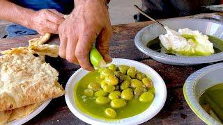 Pressing Fresh Olive Oil from the Press near Nazareth