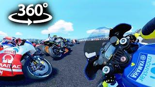 360°  Motorcycle Racing in First Person VR Video [Google Cardboard VR Experience] VR 360