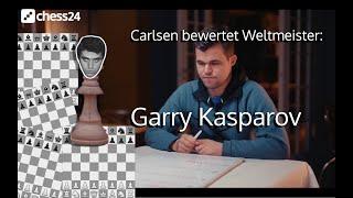 MAGNUS CARLSEN bewertet Weltmeister: GARRY KASPAROV