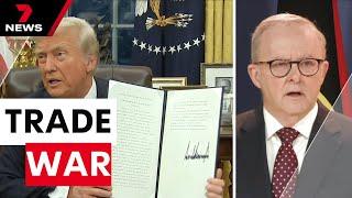 Donald Trump rules out steel and aluminium tariff exemption for Australia | 7NEWS