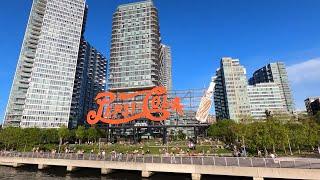 ⁴ᴷ⁶⁰ Walking NYC : Long Island City Gantry Plaza State Park & Hunter's Point South (May 16, 2020)