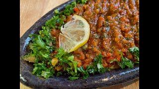 SIPCY TOMATO DIP (ACILI EZME): MEZE WITH MINCED VEGETABLES & SPICES