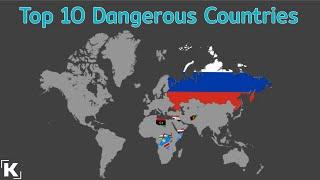 Top 10 Dangerous Countries in the World | Fan Song by Kxvin