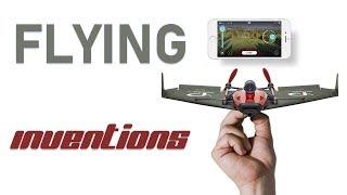 Flying Inventions - Future Drones Technology -Sprite, Fleye, PowerUp FPV, SPRY, Splash Drone 3