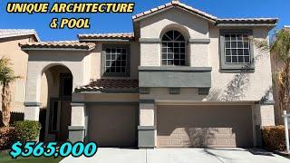 House for Sale Las Vegas with Backyard and Pool, Homes for Sale Las Vegas Three Car Garage