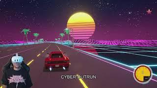 5 Synthwave car games in VR (pc) (Best to worst) - VR ROCK lenses, Oculus Meta Quest 3, Praydog UEVR