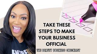 Legally Operate Your Beauty Business|The Business Side of Makeup Artistry