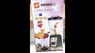 SAYONApps Unbreakable 2 in 1 blender