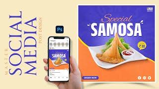 Special Samosa Social Media post Design | Photoshop Tutorial