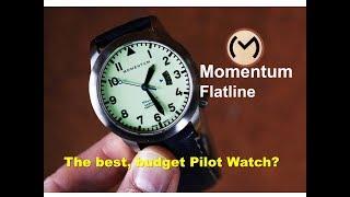 Momentum Flatline (fully lumed dial) - Is this the best, budget Pilot watch?