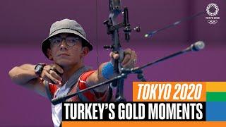 Turkey's gold medal moments at #Tokyo2020 | Anthems