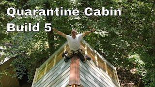 Quarantine Cabin Build 5: Tin Roof with Sunsky panels