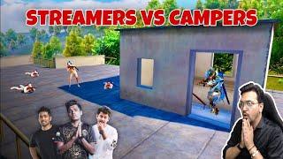 YOUTUBERS CRY MOMENTS BCZ of CAMPERS   | FT. @JONATHANGAMINGYT @LoLzZzGaming  | PUBGM | BGMI