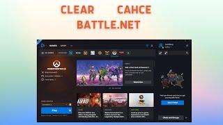 How to Clear the Cache of battle net on Desktop app | Delete Battle.net Cache Folder