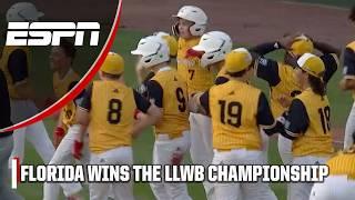 Florida WIN IT ALL on a BUNT  | Little League Baseball World Series