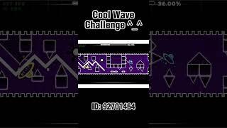 Cool and Epic GD Wave Challenge #geometrydash #gdchallenge #gd