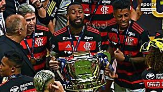 FLAMENGO ERGUE A TAÇA DE CAMPEÃO