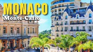 Monte Carlo, MONACO 4K Walking Tour in the Most Rich Country