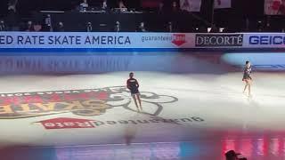 Skate America 2021. Wormans first group being introduced