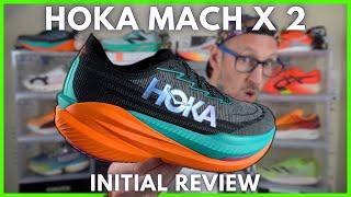 HOKA MACH X 2 - A GREAT PEBAX PLATED PROPULSIVE ROAD SHOE - INITIAL REVIEW - EDDBUD