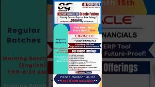Oracle Fusion Financials Functional Online Training  #oraclefusion #education #oraclesoftware #job