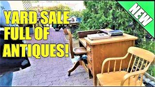 Ep365: THIS YARD SALE WAS FULL OF RARE ANTIQUES!!!  