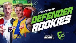 AFL SuperCoach 2025 | Defender Rookies Analysis