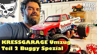 Die KRESSGARAGE zieht um Teil 2 RC Buggy Speziel Tamiya Vintage Sammlung