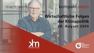 Prof. Joachim Weimann: Deutsche Klimapolitik und die wirtschaftliche Folgen | KOMPAKT Salon