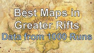 Best Greater Rift Maps & Data from 1000 Runs