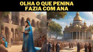 Olha o que Penina fazia com Ana, 1Samuel 1:1-8#Biblia