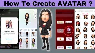 How to use AVATAR in instagram | New update feature, how to create avatar emoji, sticker maker