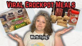 Trying 2 Viral Crockpot Recipes That Have OVER 100 MILLION VIEWS COMBINED